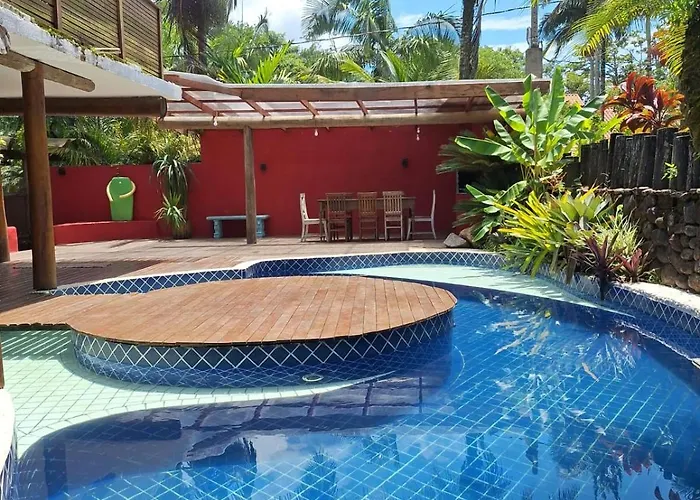 Casa Das Palmeiras Pe Na Areia Ubatuba
